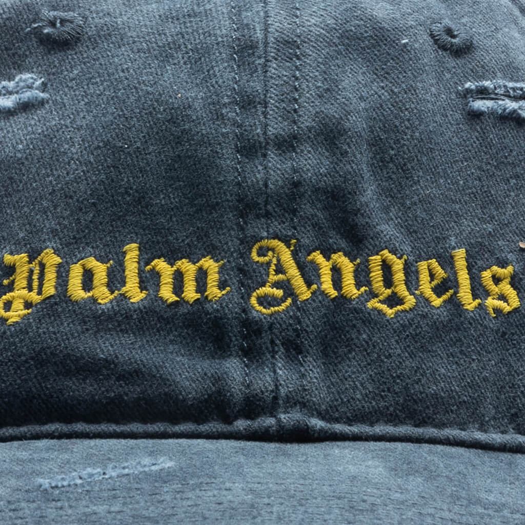 Palm Angels Hats Blue In Navy Blue