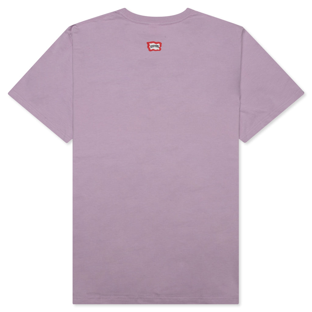 Modflower Wallpaper 3/4 Sleeve Tee in Lavender