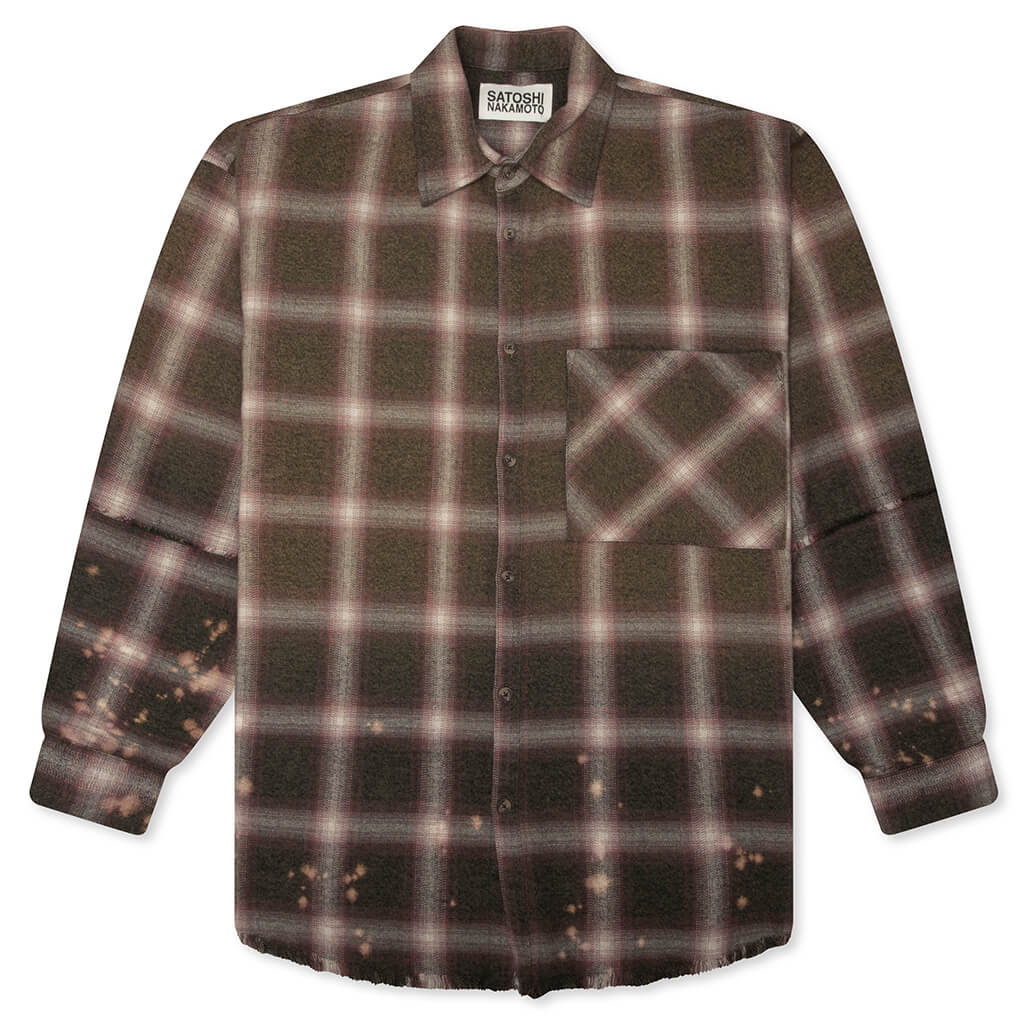 Patchwork Flannel - Burgundy/Green – Feature