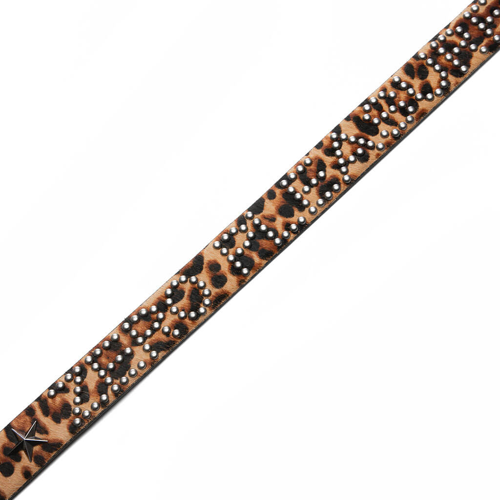 Pleasures x Zero Leopard Studded Belt - Leopard – Feature