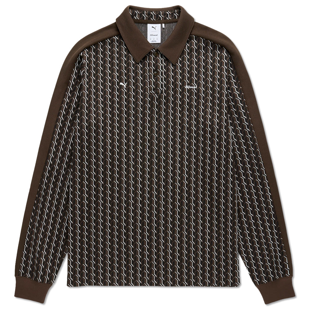 Puma x JJJJound T7 Longsleeve Polo - Chocolate – Feature