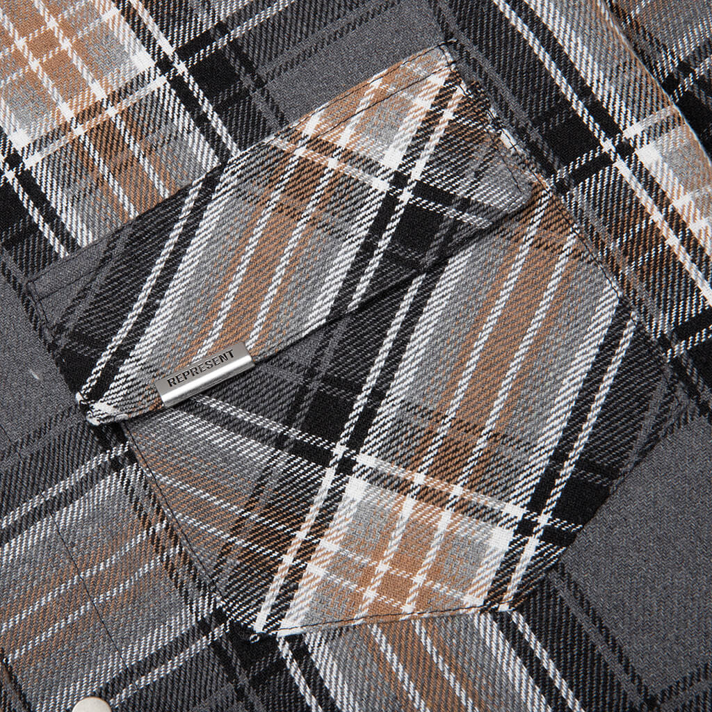Flannel Check Shirt - Yellow