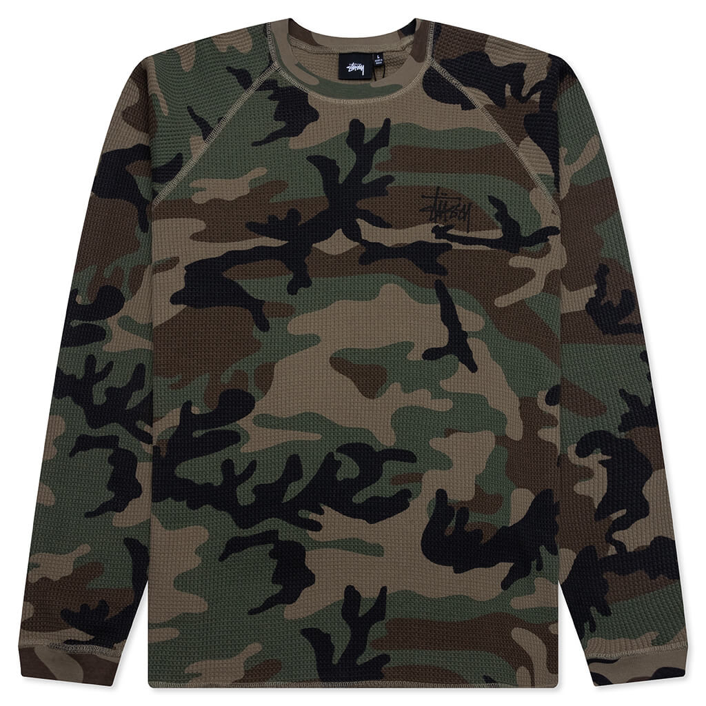BASIC STÜSSY THERMAL WOODLAND CAMO Basic Stussy Thermal (Woodland Camo) | Loading Store