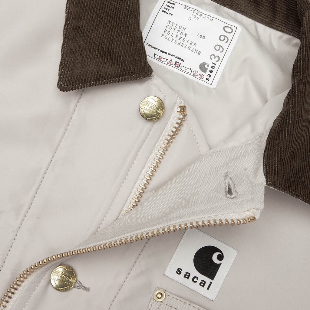 Sacai x Carhartt WIP Nylon Twill Duck Blouson - Ivory – Feature