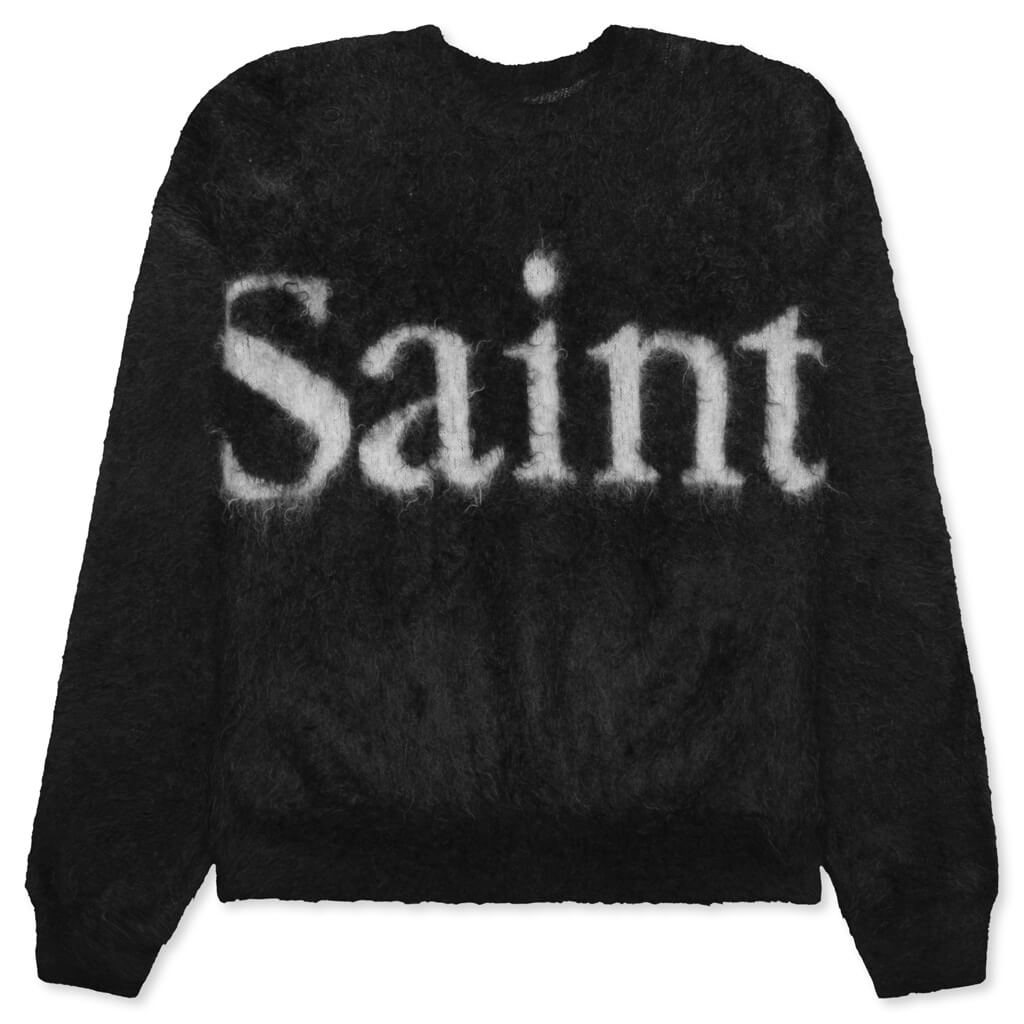 Saint Knit Crewneck - Black – Feature