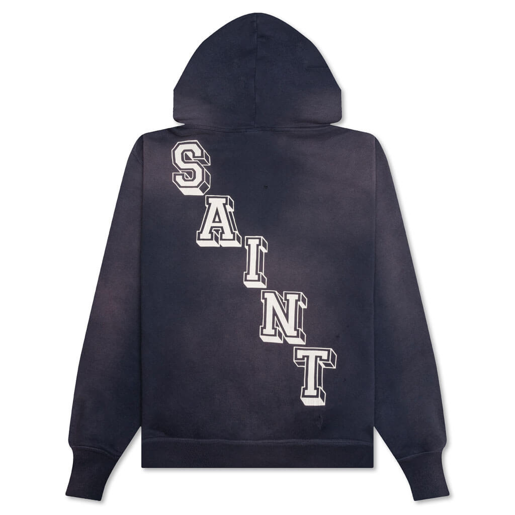 SAINT MICHAEL HOODIE ANGEL NAVY L