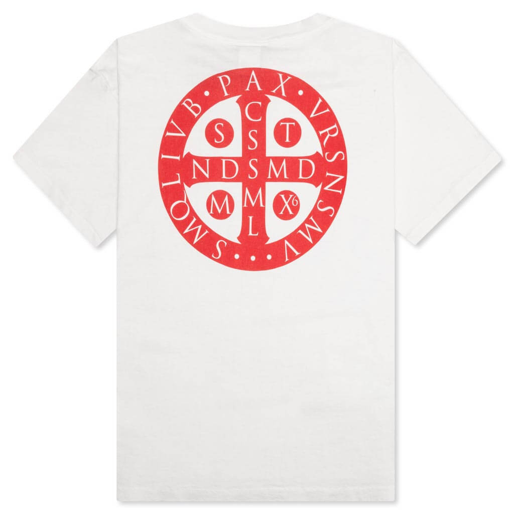 Logo circle tee - White