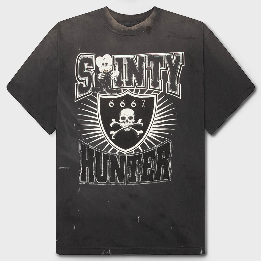 SAINT MICHAEL SAINTY HUNTER Tシャツ Saint M6 x Bounty Hunter Sainty Hunter S/S T-Shirt - Black – Feature