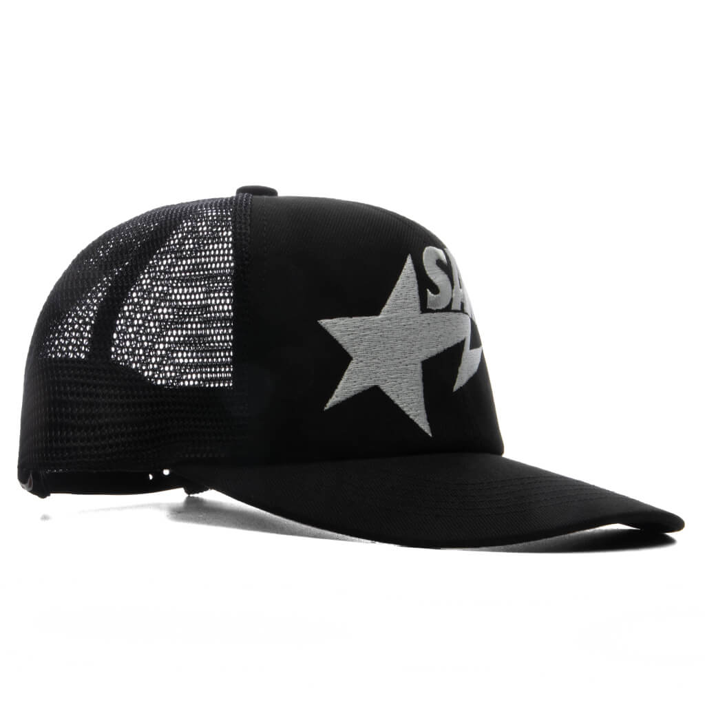 Saint M6 x BAPE Mesh Cap - Black – Feature