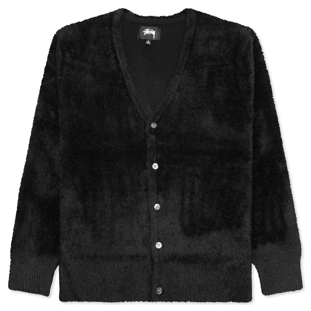 Shaggy Cardigan - Black – Feature