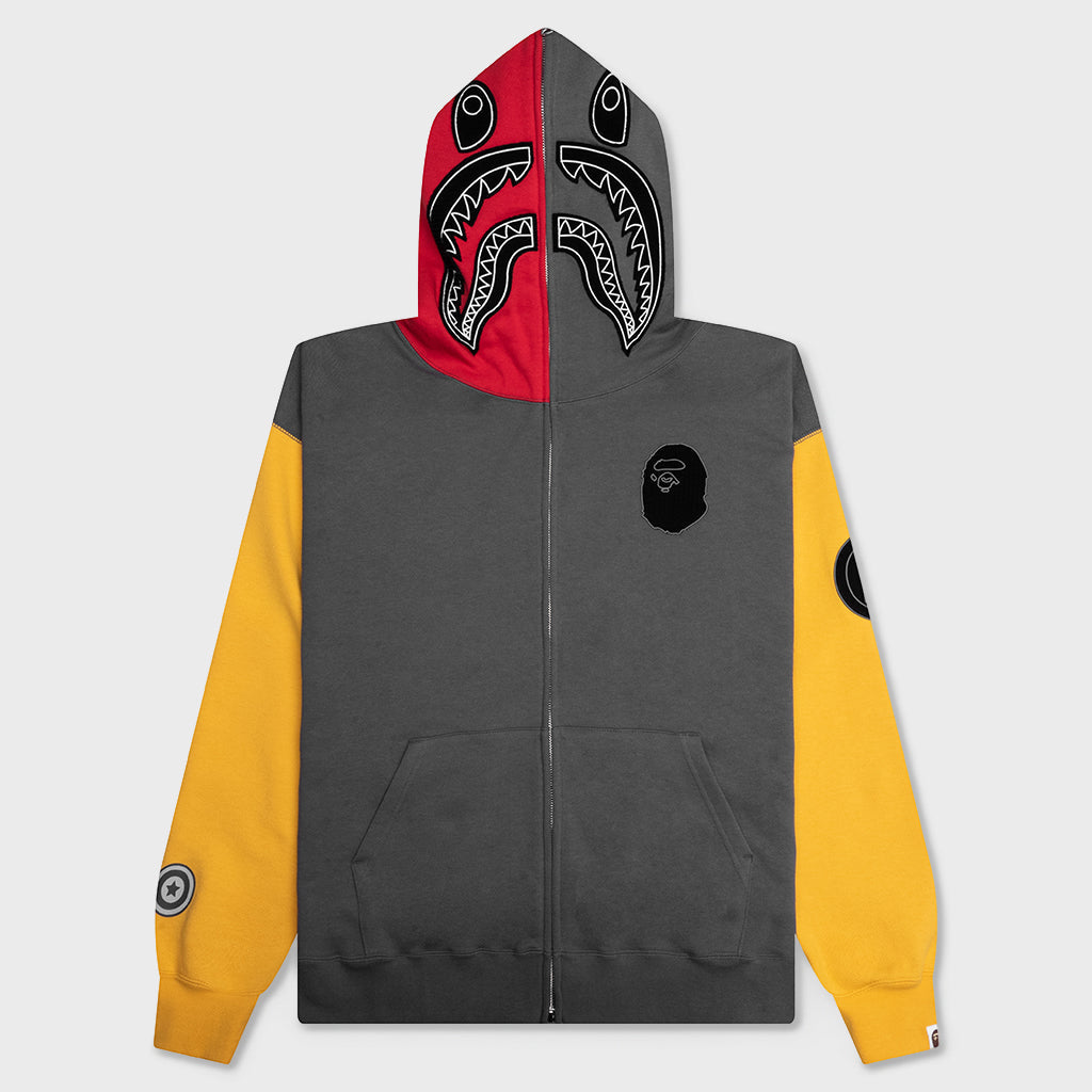 Shark Full Zip Hoodie Malaysia - Gray – Feature