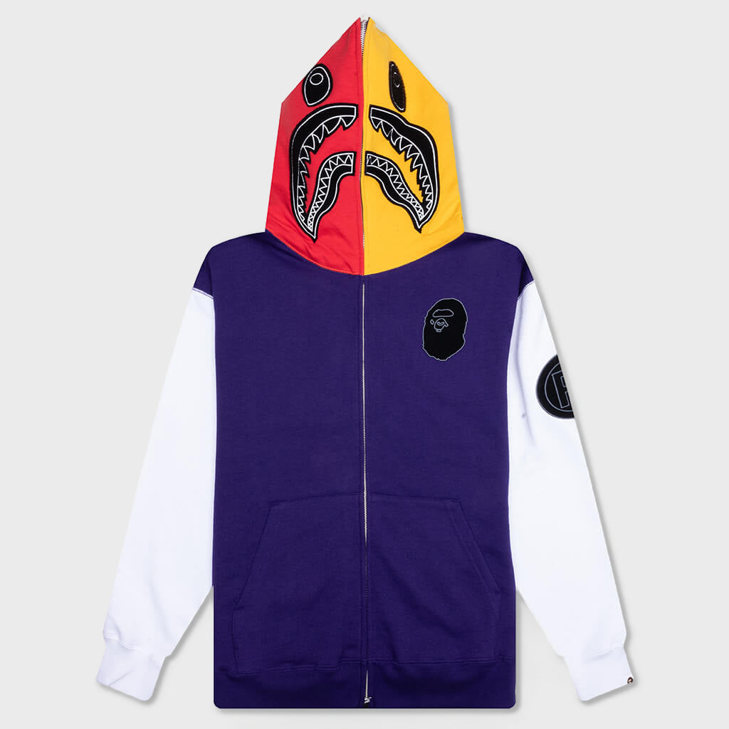 Shark Full Zip Hoodie US - Navy – Feature