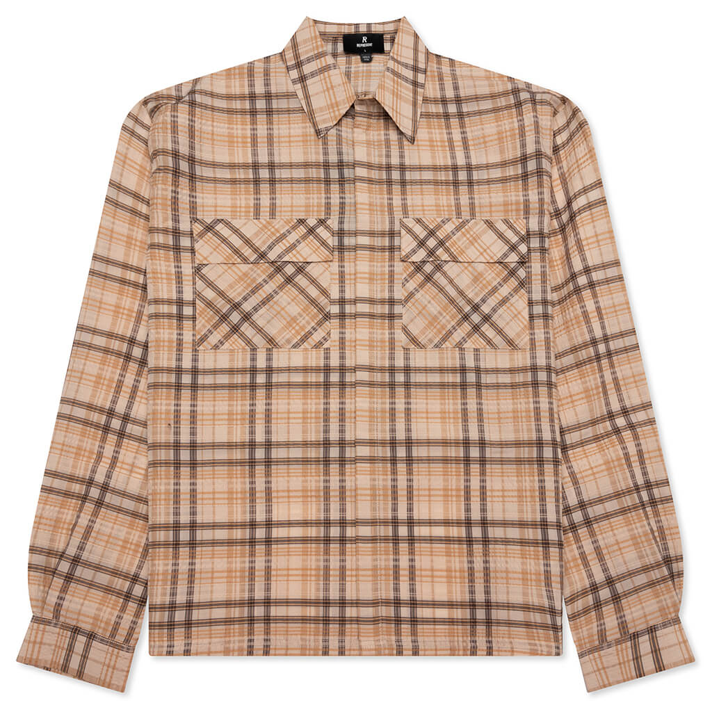 Sheer Flannel Shirt