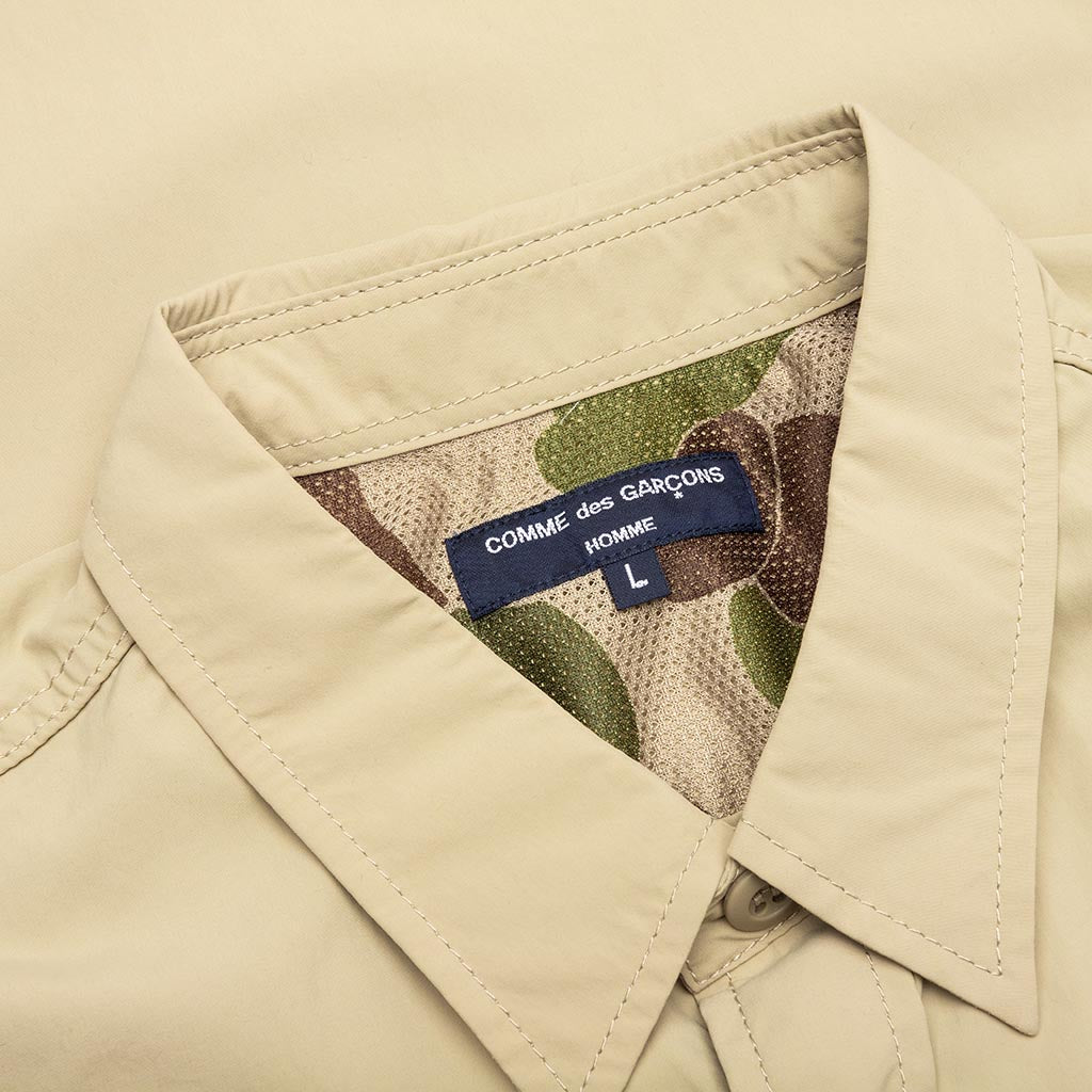 COMME des GARÇONS SHIRT NYLON MESSENGE Nylon Shirt - Beige – Feature