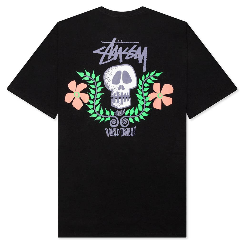 Skull Crest Tee - Black