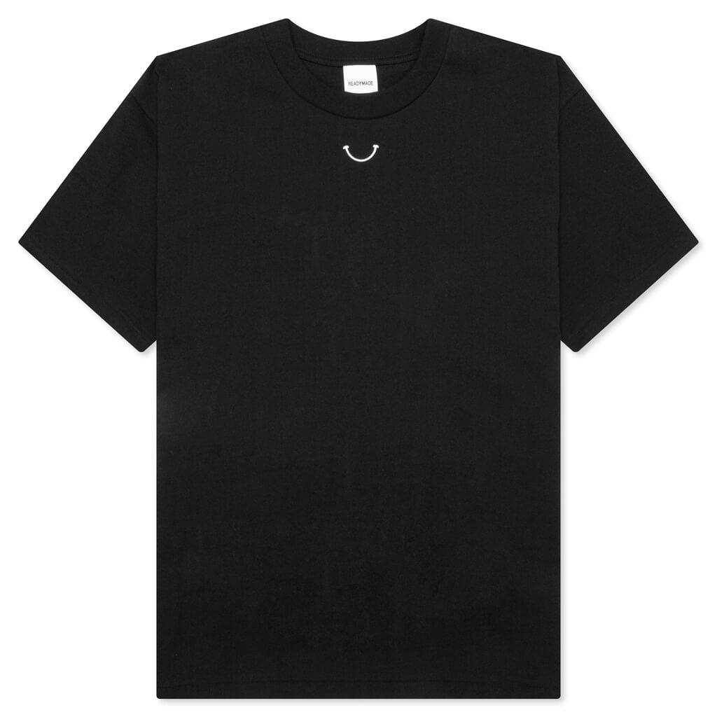 Smile S/S T-Shirt - Black – Feature