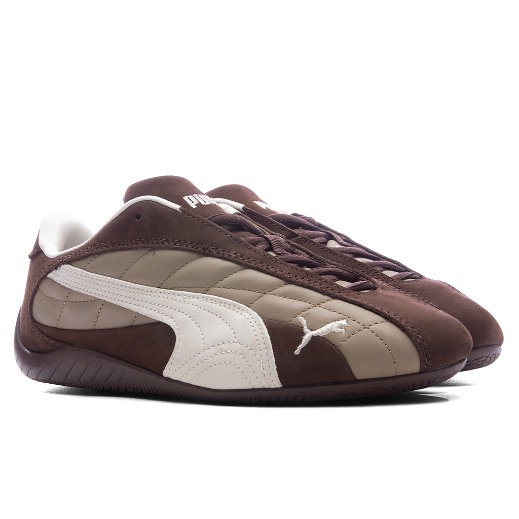 Speedcat Plus Quilted - Espresso Brown/Warm White – Feature