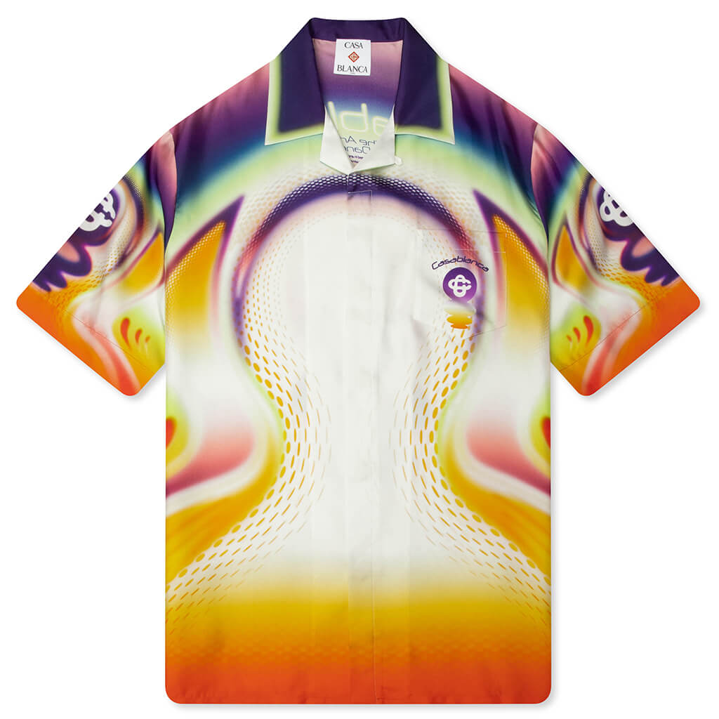 Sporchid S/S Silk Shirt - White Sporchid – Feature