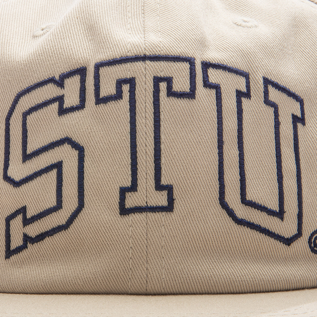 Stu Arch Strapback Cap - Natural – Feature
