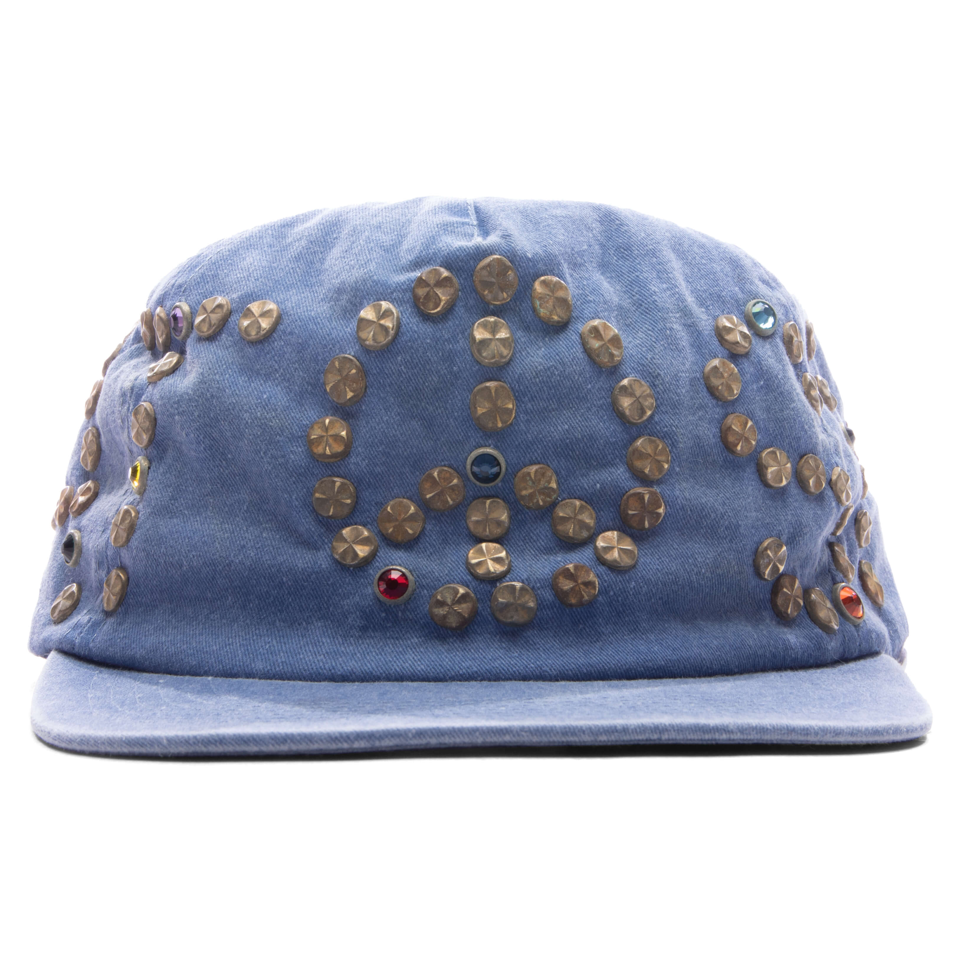 Studded Wrap Around Hat - Blue – Feature