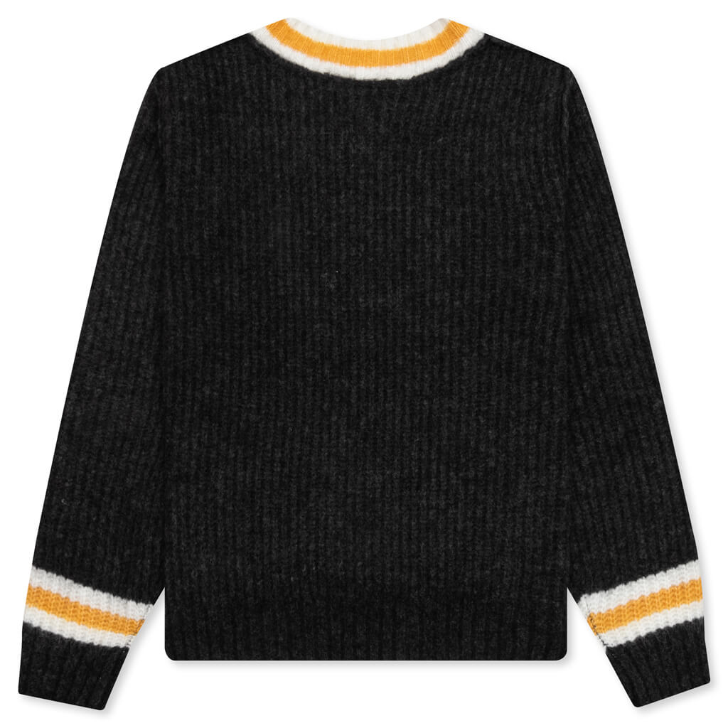 Mohair Tennis Sweater - Charcoal – Feature