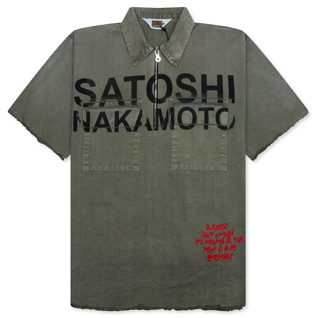 Success Isn't Owned Mechanic Shirt - Olive – Feature