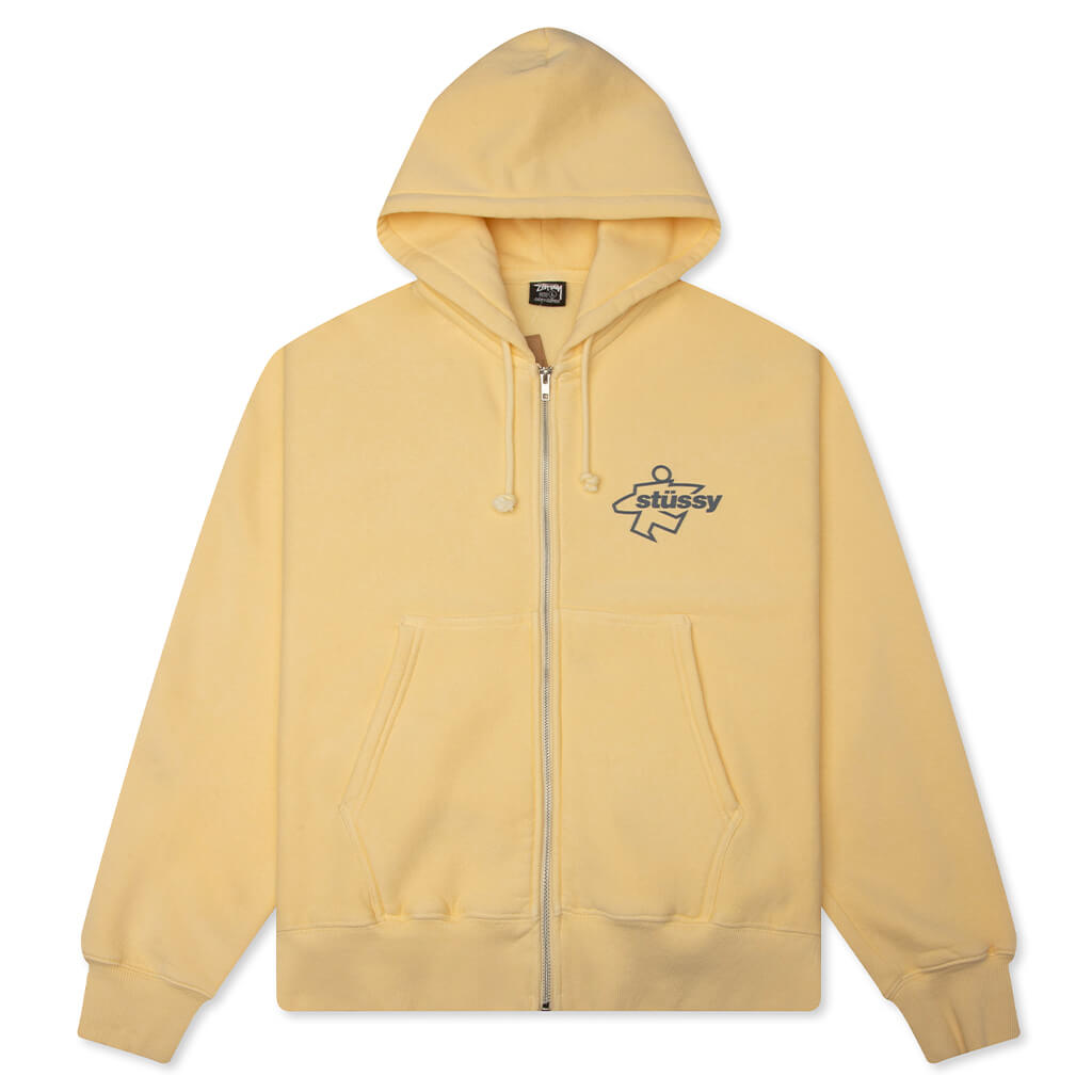 Surf Size Garment Dyed Zip Hood - Gold – Feature