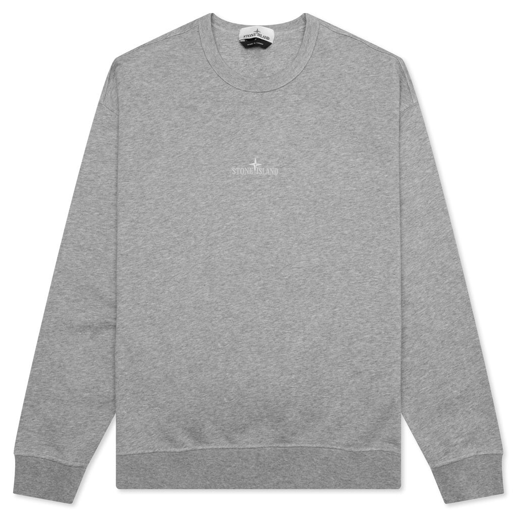 Light Grey Melange Plush T-shirt 17085 main image 1