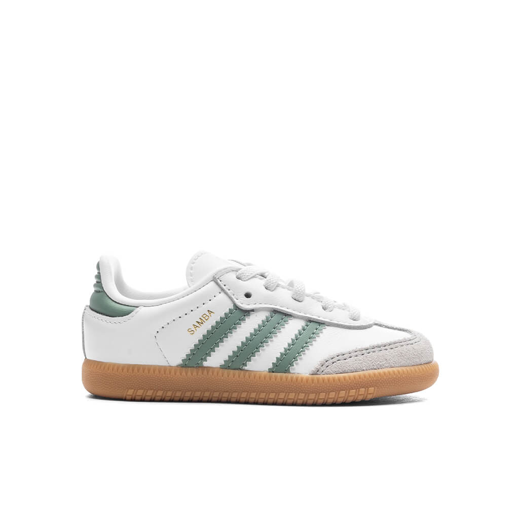 adidas gazelle silver green womens Toddlers Samba OG
