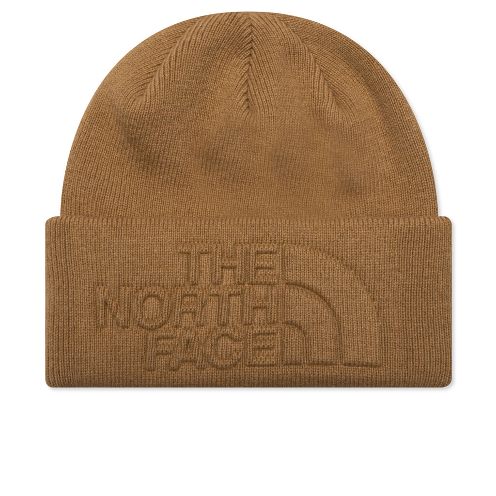 Urban Embossed Beanie - Almond Butter – Feature