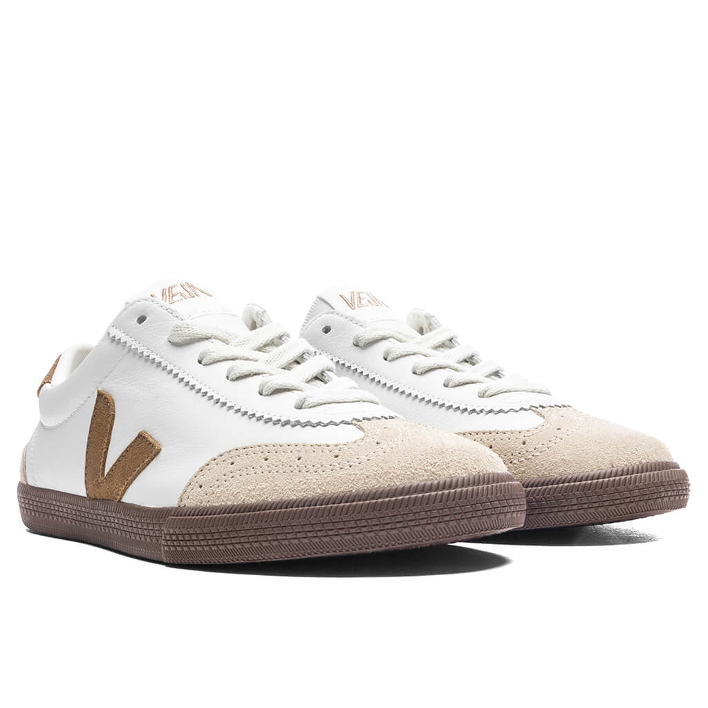 volley leather white tent bark Volly O.T. Leather