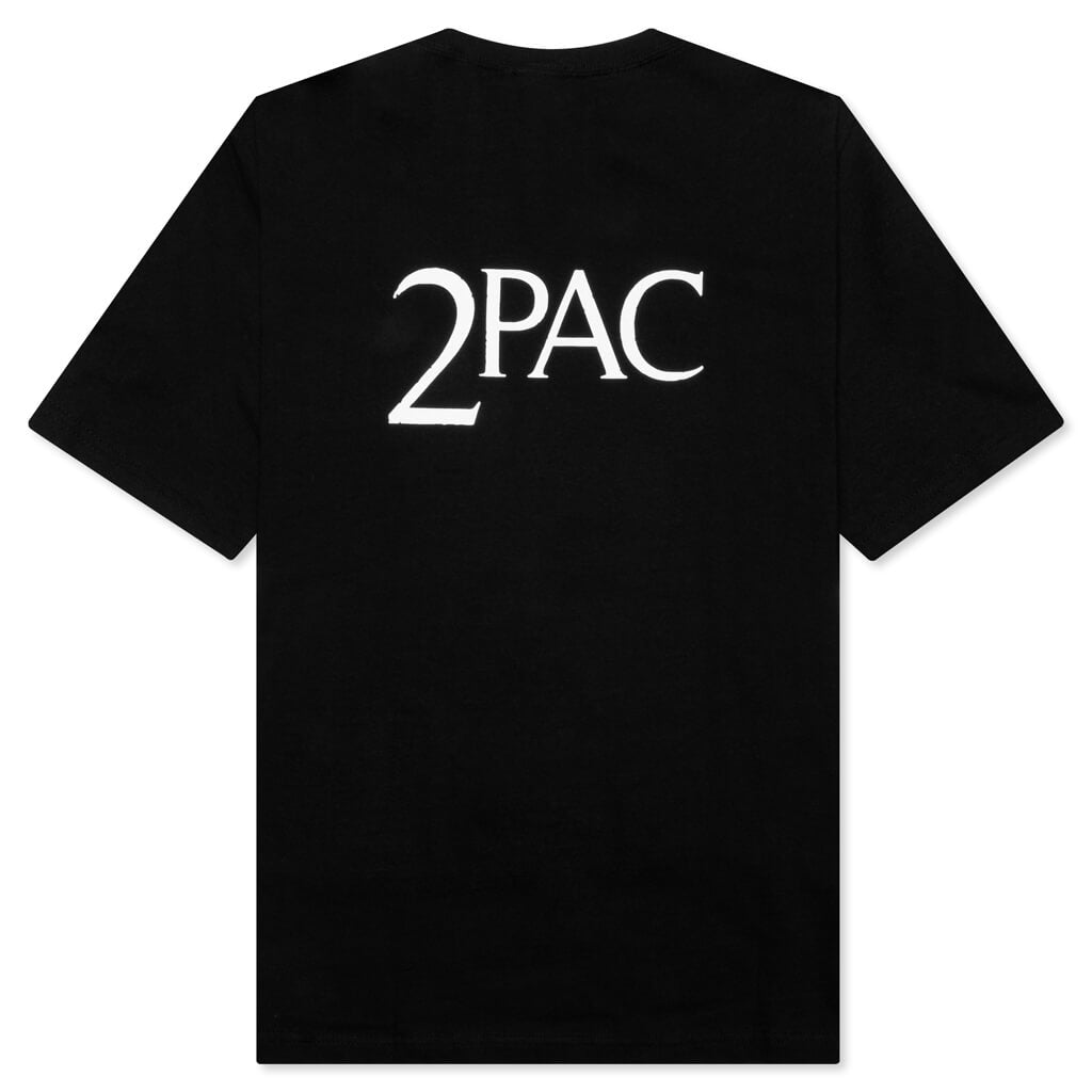 Tupac Crewneck Type-1 T-Shirt - Black – Feature