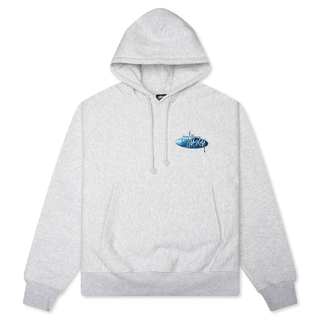 トップス ECHOES OF MY DAYS SWEAT : ASH Wave Oval Hoodie - Ash Heather – Feature