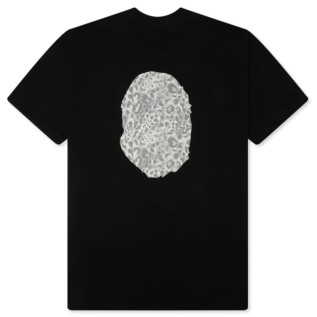 Wild Leopard Pattern Ape Head Relaxed Fit Tee - Black – Feature