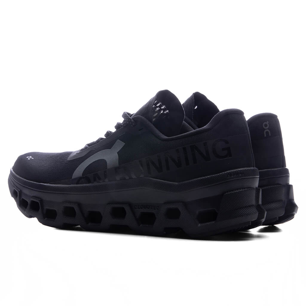 Women's Cloudmonster 1 - Black/Black – Feature