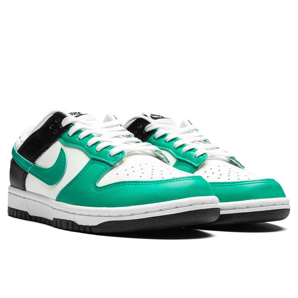 Women's Dunk Low Sail/Stadium Green/Black – Feature