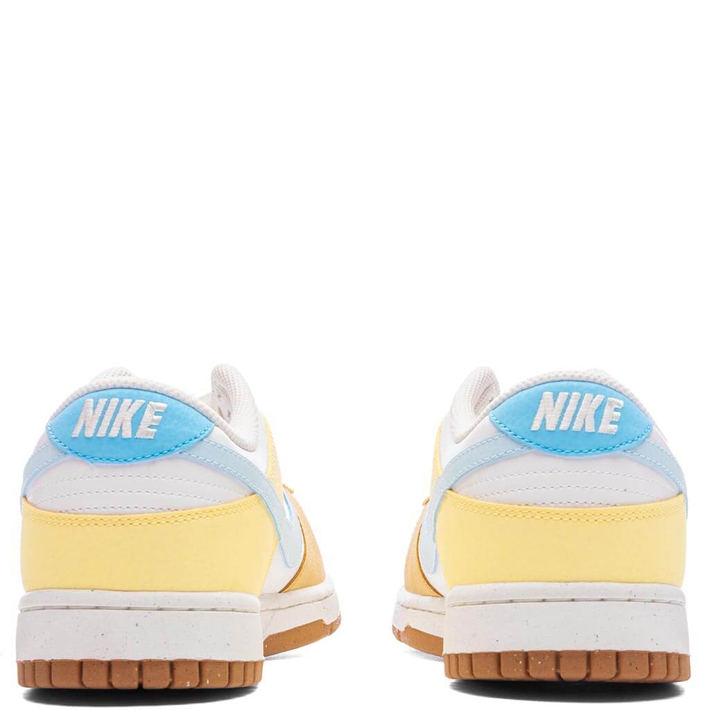Women's Dunk Low 'Soft Yellow' Summit White/Glacier Blue/Aquarius Blue