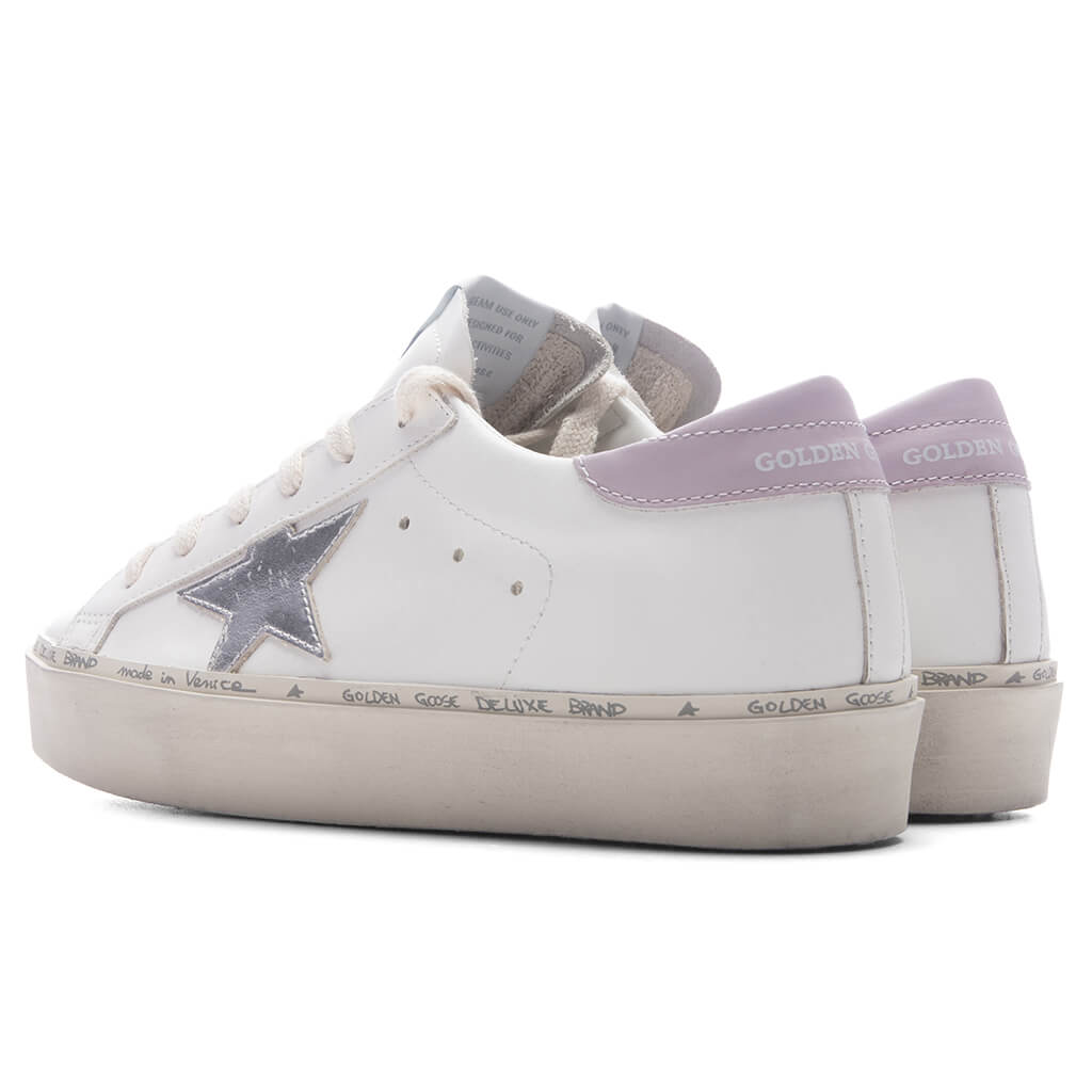Golden  Hi-Starホワイトシルバー スニーカー サイズ38 Women's Hi Star - White/Silver/Lilac – Feature