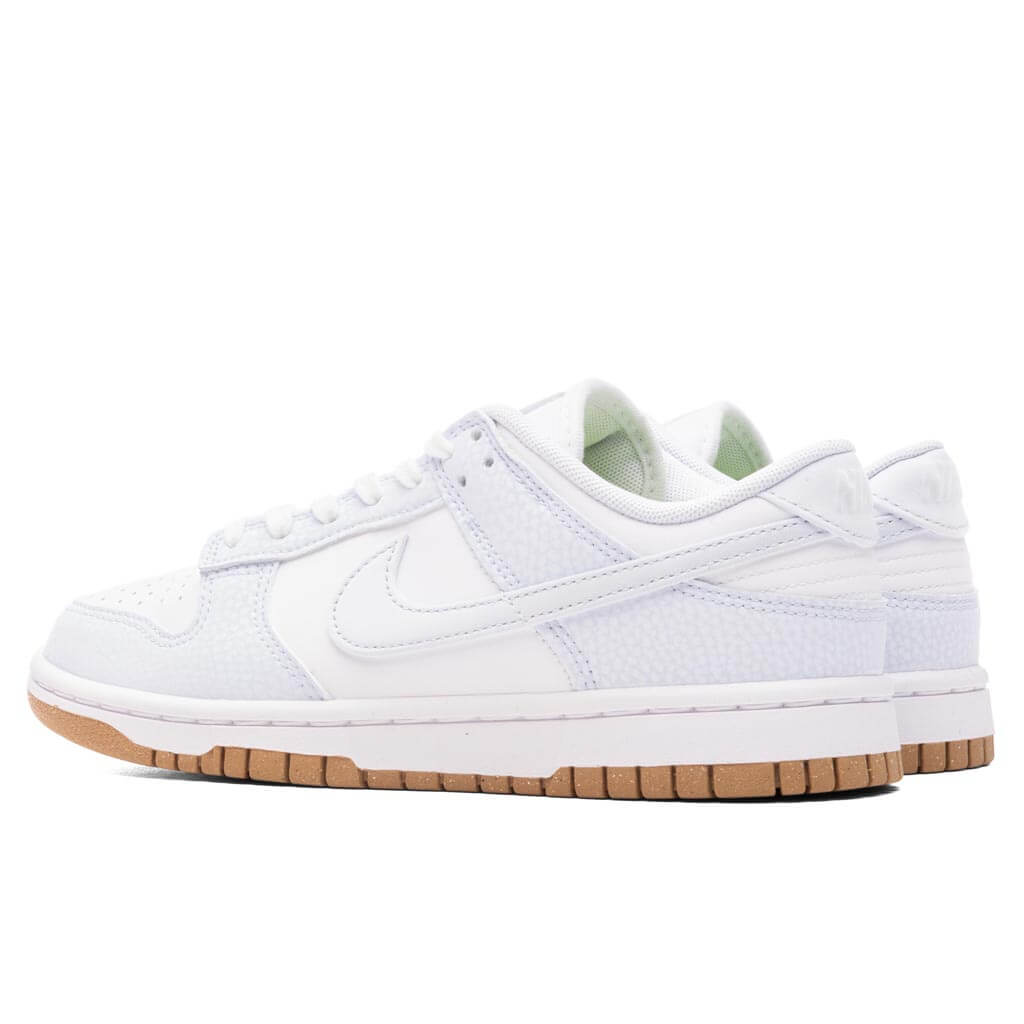 Women's Nike Dunk Low Premium Next Nature - White/Football Grey/Gum Li â Feature