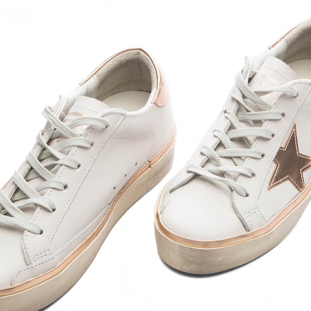 Women's Hi Star - White/Taupe – Feature