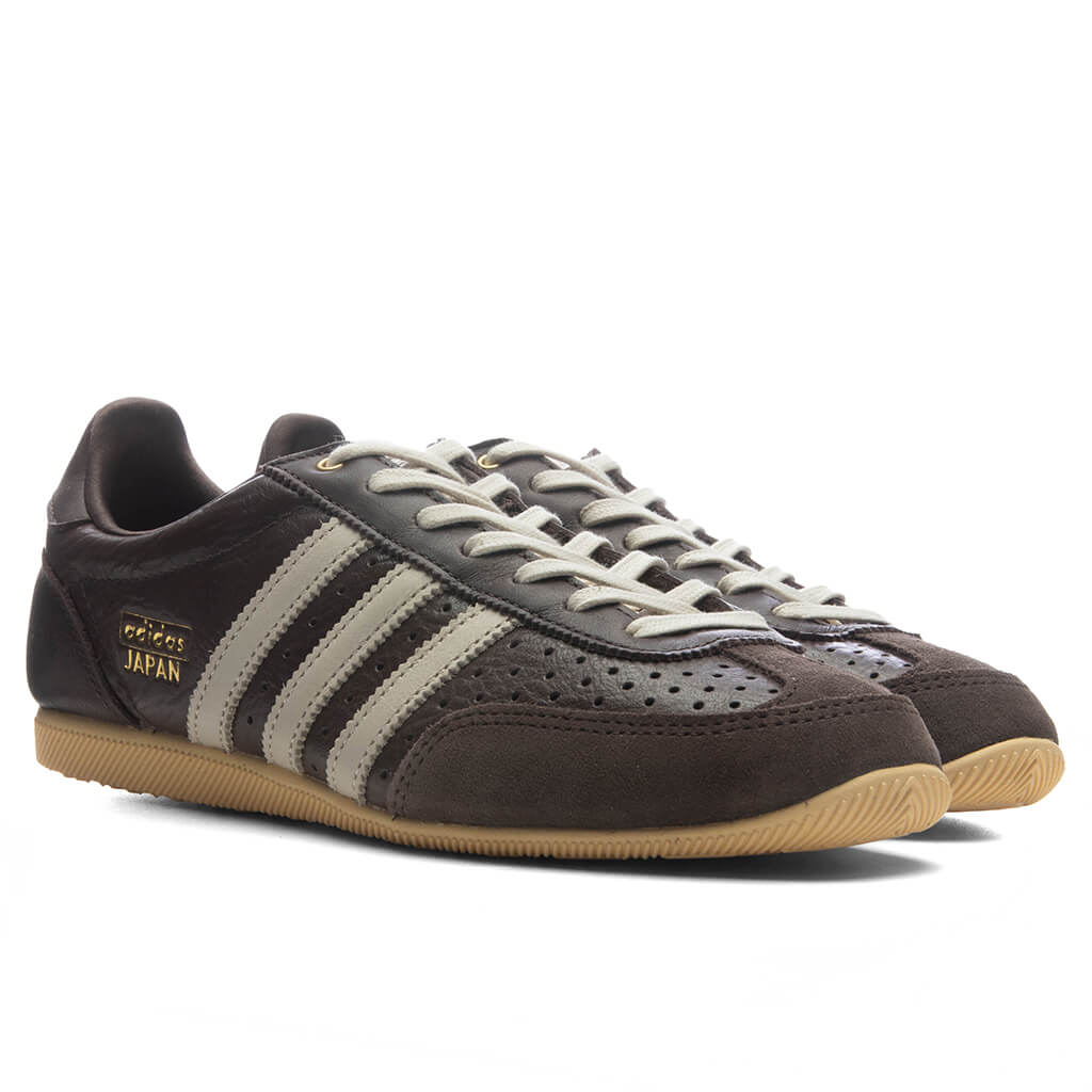 Women's Japan - Brown/Wonder White/Gold Metallic – Feature