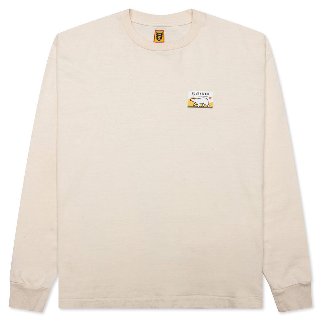 Wool Blended L/S T-Shirt - White – Feature