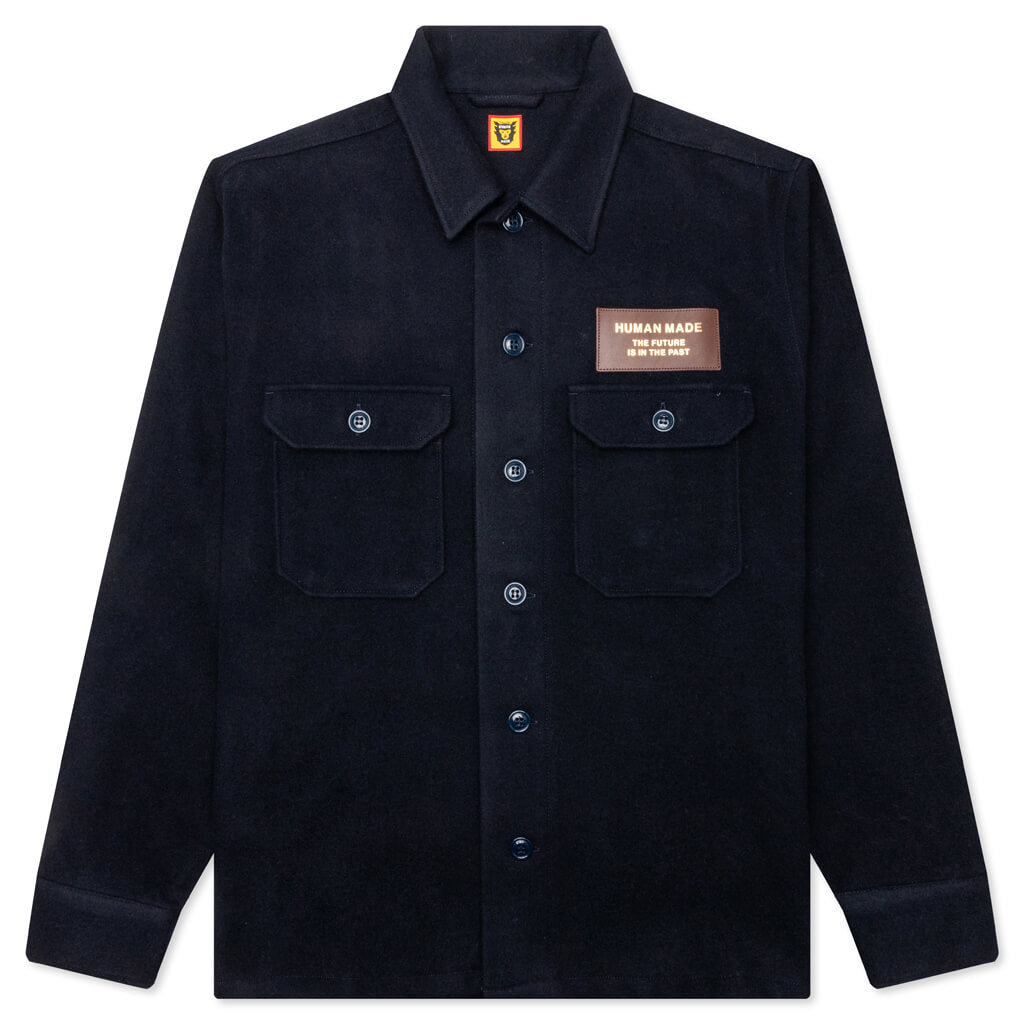 Wool CPO Shirts - Navy – Feature