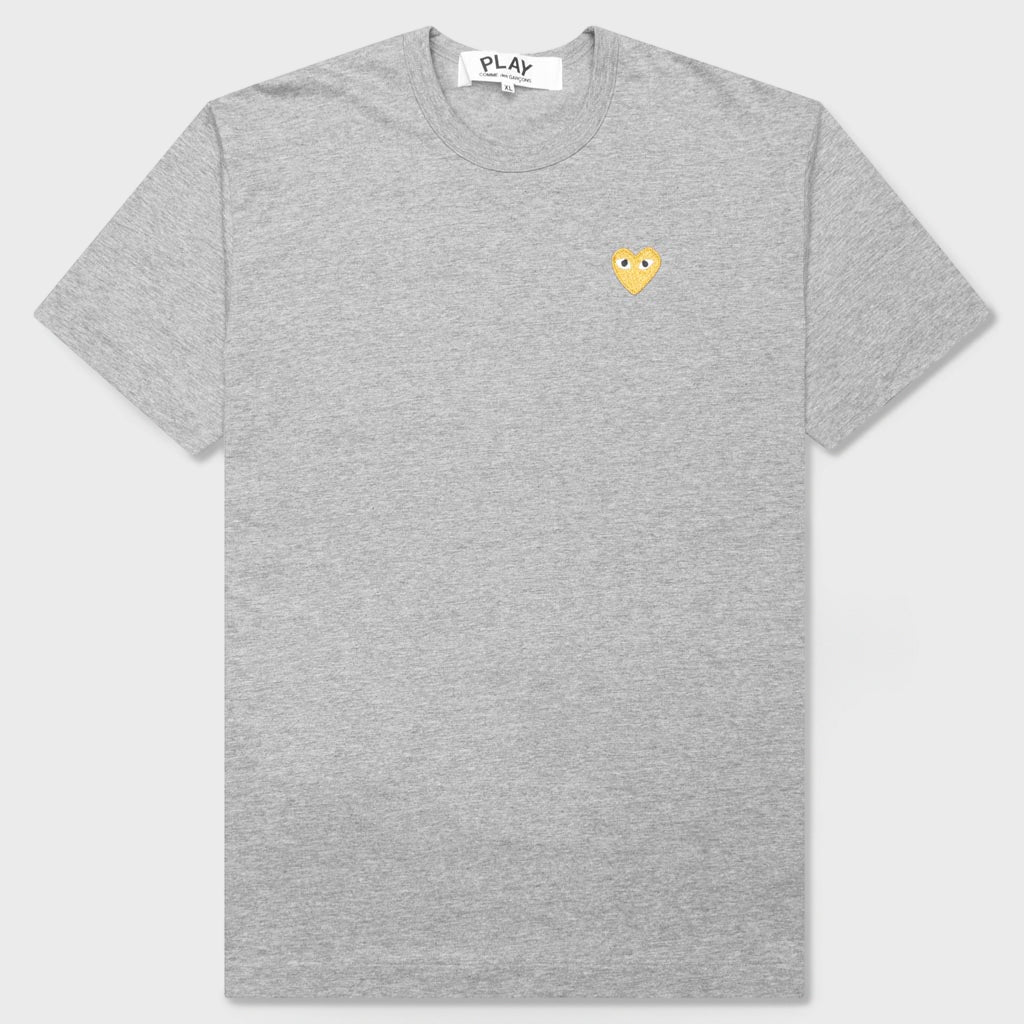Gold Heart T-Shirt - Grey – Feature