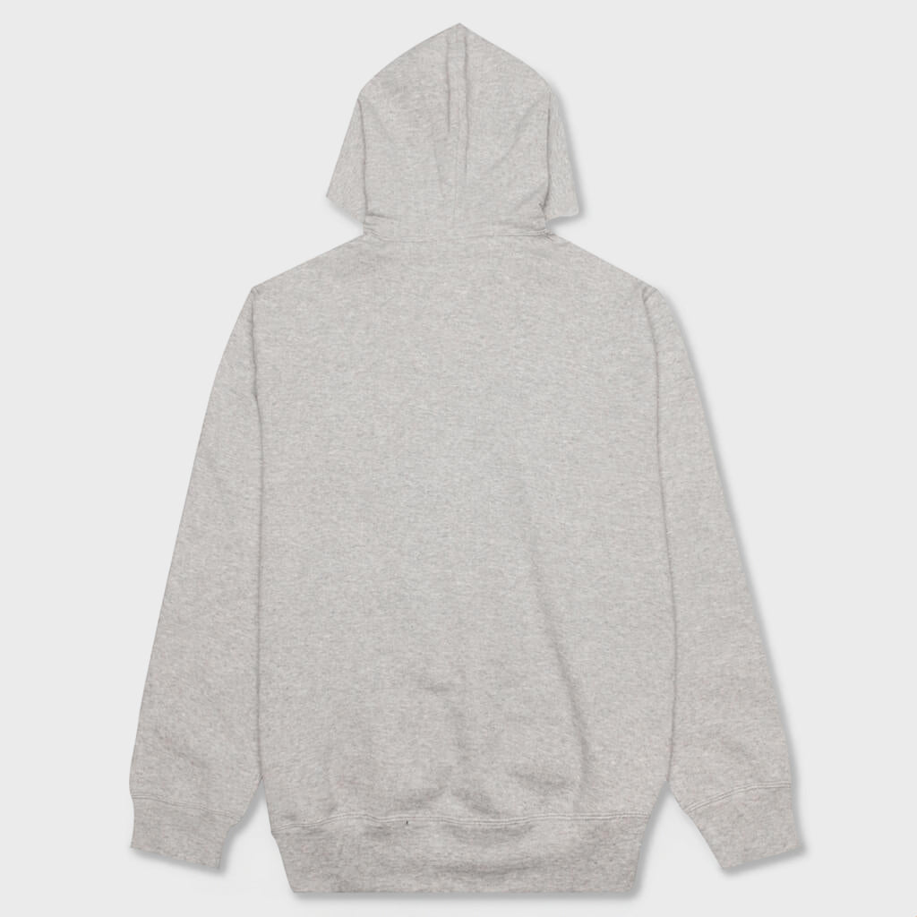 Comme Des Garcon PLAY Zip Up Hoodie - Grey | Feature