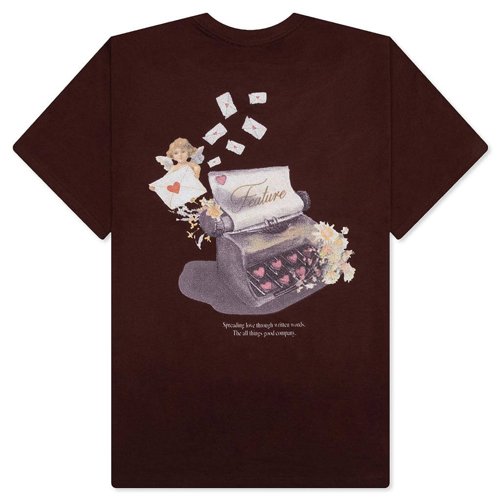 Tuck Detail Tee Chocolate Label Of Love