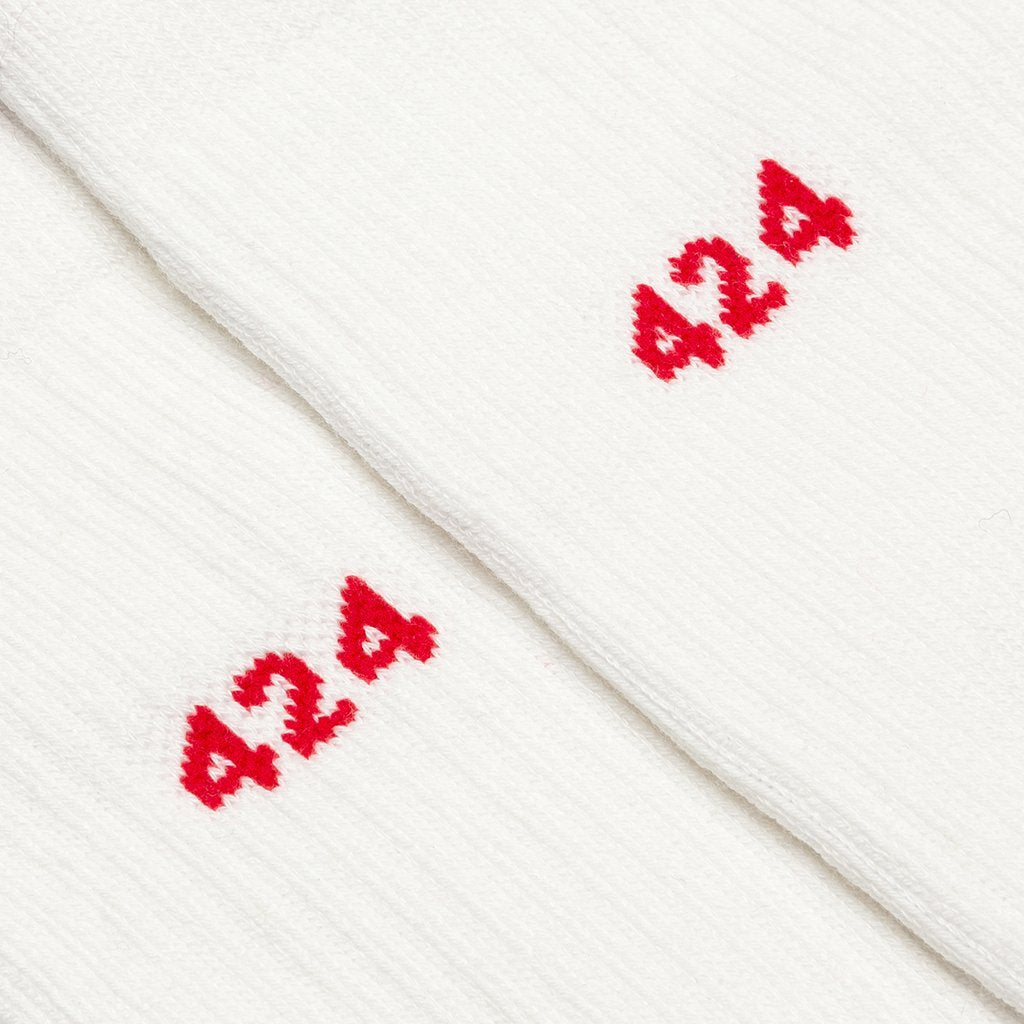Logo Socks - White – Feature