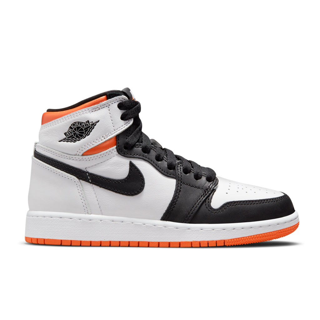 Air Jordan 1 Retro High OG (GS) - White/Electro Orange – Feature