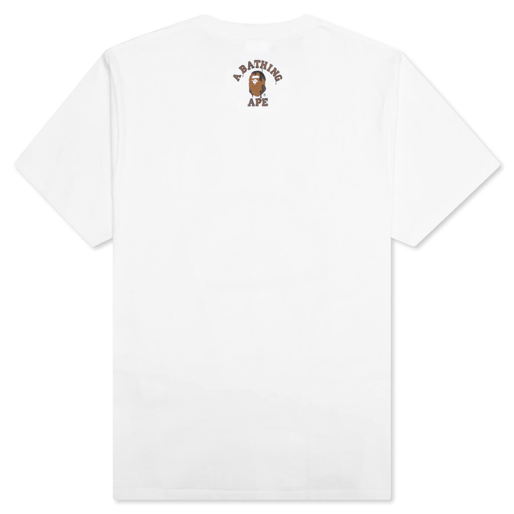 Valentine Chocolate Ape Head Tee - White