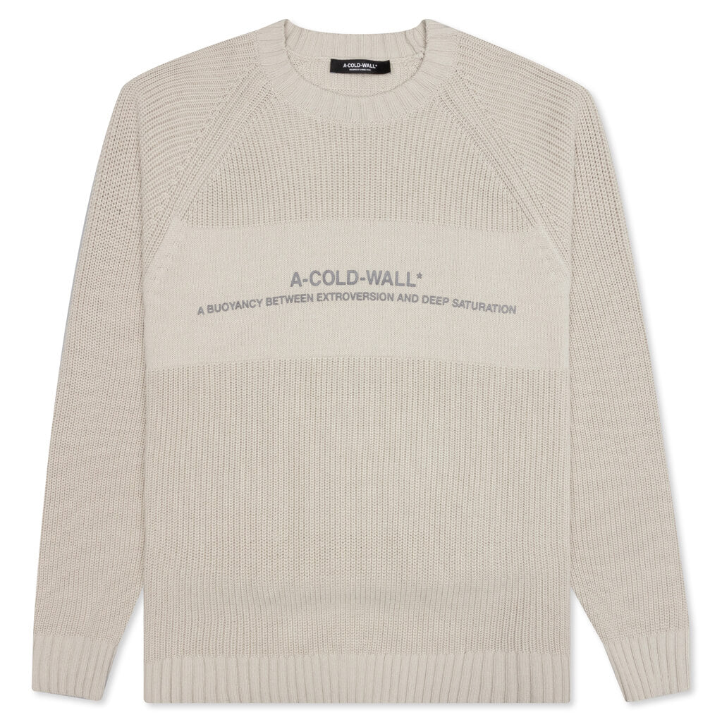 A-Cold Wall Dialogue Knit - Bone – Feature